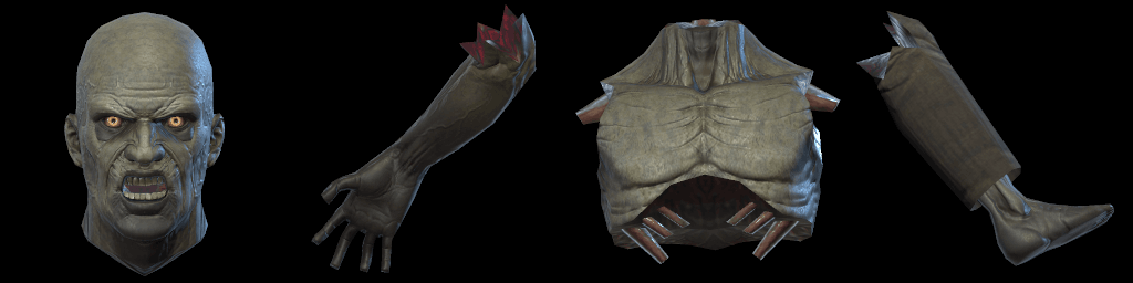 Zombie Body Parts Collection